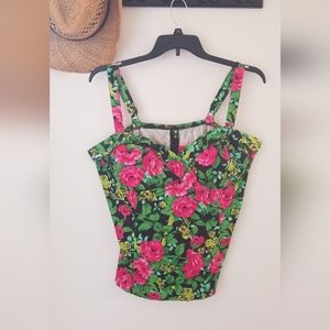 Deadly Dames 3X Bra top with underwire